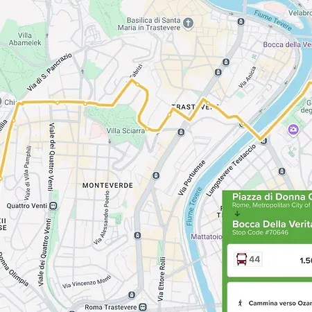 Donna Olimpia Tra Gianicolo E Trastevere * Róma